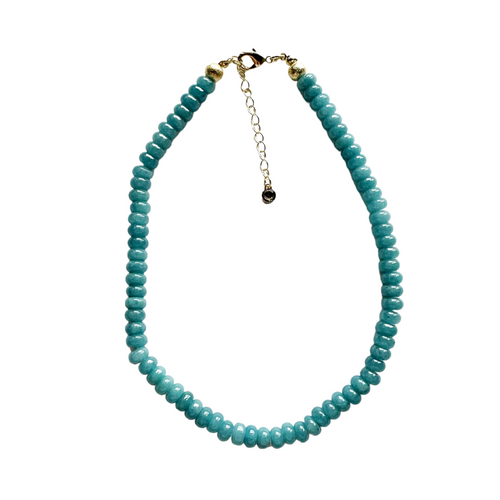 Caryn Lawn Palermo Necklace Dark Turquoise