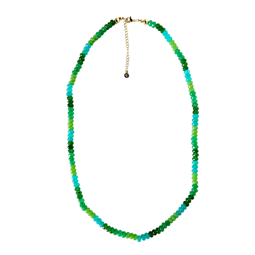 Caryn Lawn Palermo Necklace Long Greens