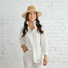 Load image into Gallery viewer, Caryn Lawn Preppy Shirt White