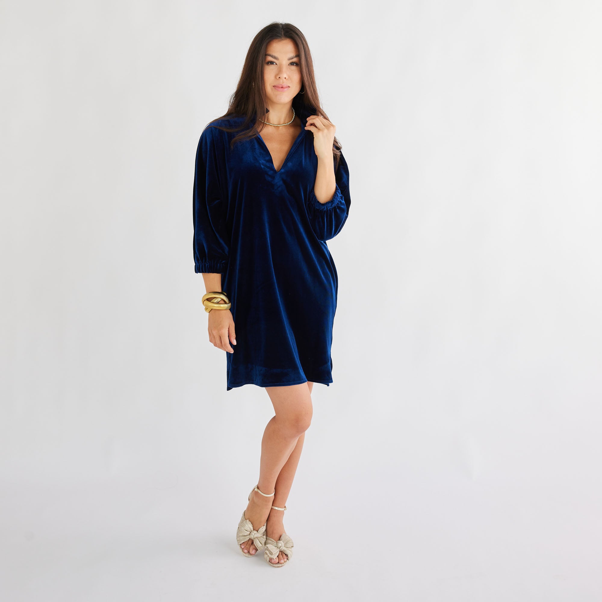 Betsy Collar Velvet Dress Navy | Caryn Lawn Caryn Lawn Betsy Collar Velvet Dress Navy | Caryn Lawn Caryn Lawn