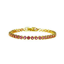 Load image into Gallery viewer, Caryn Lawn Holly Bracelet Hot Pink