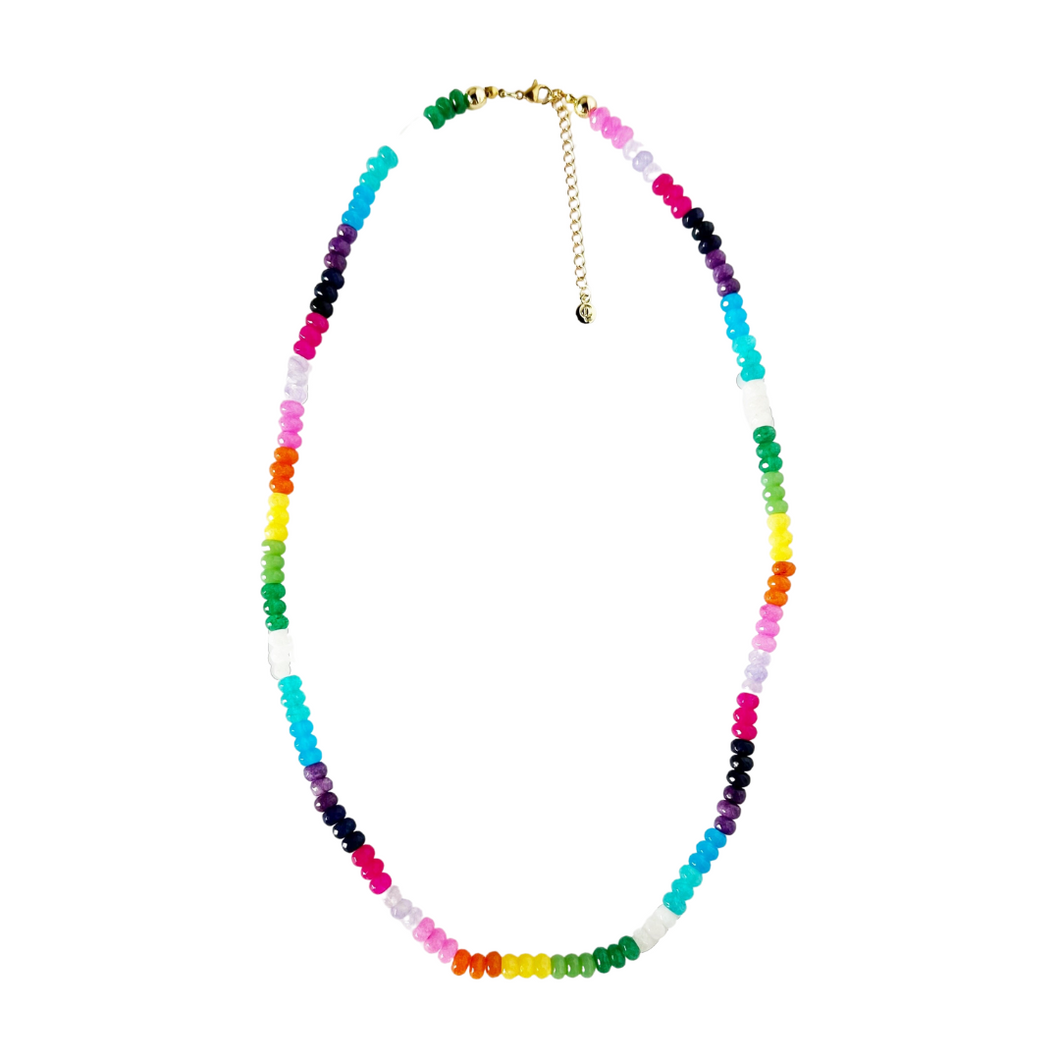 Caryn Lawn Palermo Necklace Long Rainbow