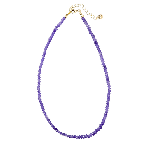 Caryn Lawn Palermo Necklace Mini Purple