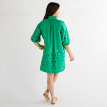 Load image into Gallery viewer, Caryn Lawn Celia Dress Kelly Sequin