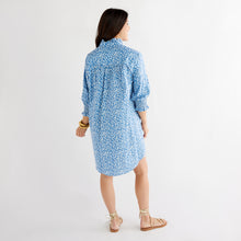 Load image into Gallery viewer, Caryn Lawn Kimberly Dress Blue Poppy