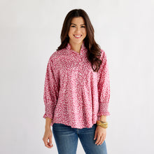 Load image into Gallery viewer, Caryn Lawn Kimberly Top Rose Poppy