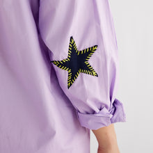 Load image into Gallery viewer, Caryn Lawn Preppy Star Dress Lavender
