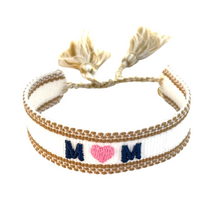 Load image into Gallery viewer, Caryn Lawn Woven Friendship Bracelet Mom