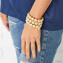 Load image into Gallery viewer, Caryn Lawn Bubble Bracelet - Gold 12mm