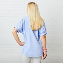 Load image into Gallery viewer, Caryn Lawn Betsy Top Summer Cotton Chambray