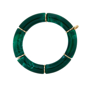 Caryn Lawn Palm Beach Bracelet Thick Jade Marble