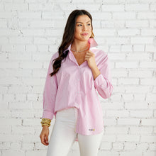 Load image into Gallery viewer, Caryn Lawn Preppy Shirt Pink Oxford