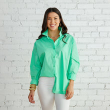 Load image into Gallery viewer, Caryn Lawn Preppy Shirt Mint
