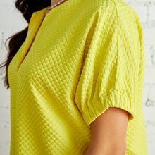 Load image into Gallery viewer, Caryn Lawn Betsy Quilted Top Canary Yellow