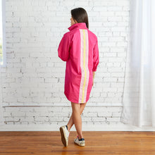 Load image into Gallery viewer, Caryn Lawn Preppy Dress Pink Back Stripe