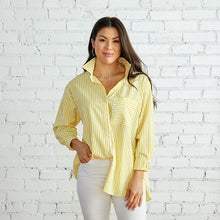 Load image into Gallery viewer, Caryn Lawn Lawn Shirt Yellow