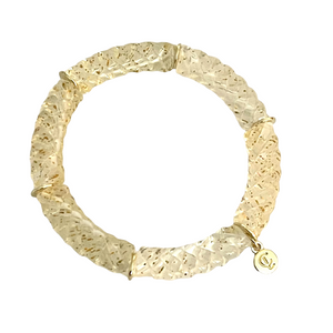 Caryn Lawn Palm Beach Swizzle Bracelet Gold Sparkle