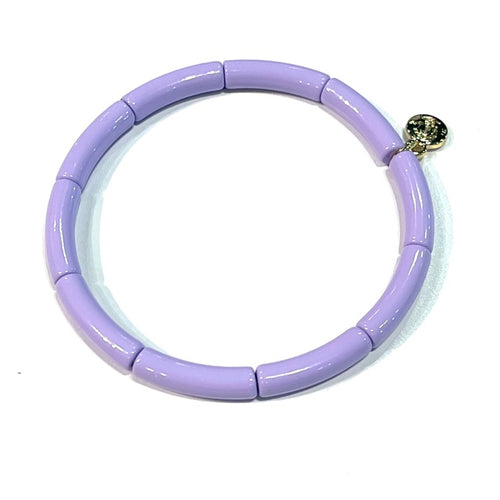 Caryn Lawn Skinny Mini Enamel Bracelet Lavender