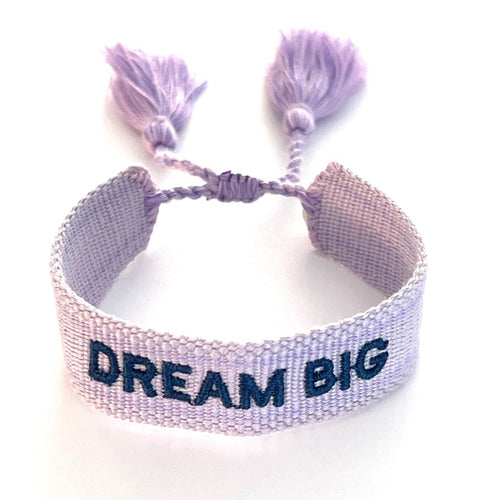 Caryn Lawn Woven Friendship Bracelet Dream Big