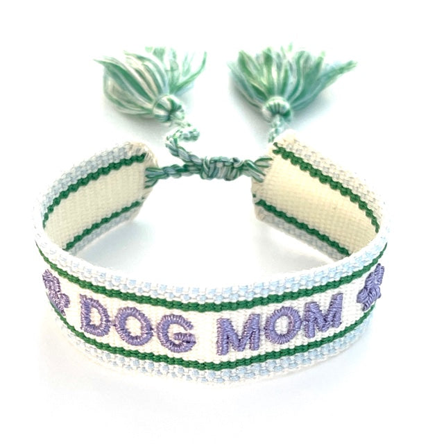 Caryn Lawn Woven Friendship Bracelet Dog Mom