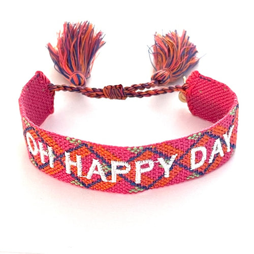 Caryn Lawn Oh Happy Day Woven Friendship Bracelet