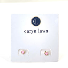 Load image into Gallery viewer, Caryn Lawn Teeny Tiny Heart Earring Light Pink