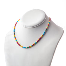 Load image into Gallery viewer, Caryn Lawn Tube Tile Necklace - Rainbow