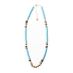 Caryn Lawn Seaside Necklace- Pale Blue