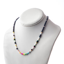 Load image into Gallery viewer, Caryn Lawn Seaside Skinny Necklace- Black Rainbow