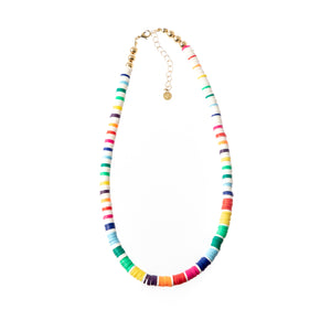 Caryn Lawn Seaside Necklace- Thick Rainbow