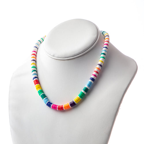 Caryn Lawn Seaside Necklace- Thick Rainbow