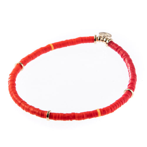 Caryn Lawn Seaside Skinny Bracelet - Red