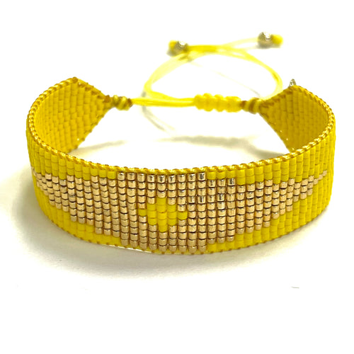 Caryn Lawn Friendship Bracelet Yellow