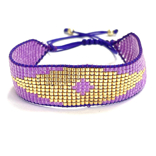 Caryn Lawn Friendship Bracelet Purple