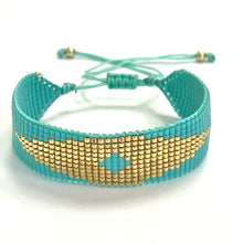 Load image into Gallery viewer, Caryn Lawn Friendship Bracelet Turquoise