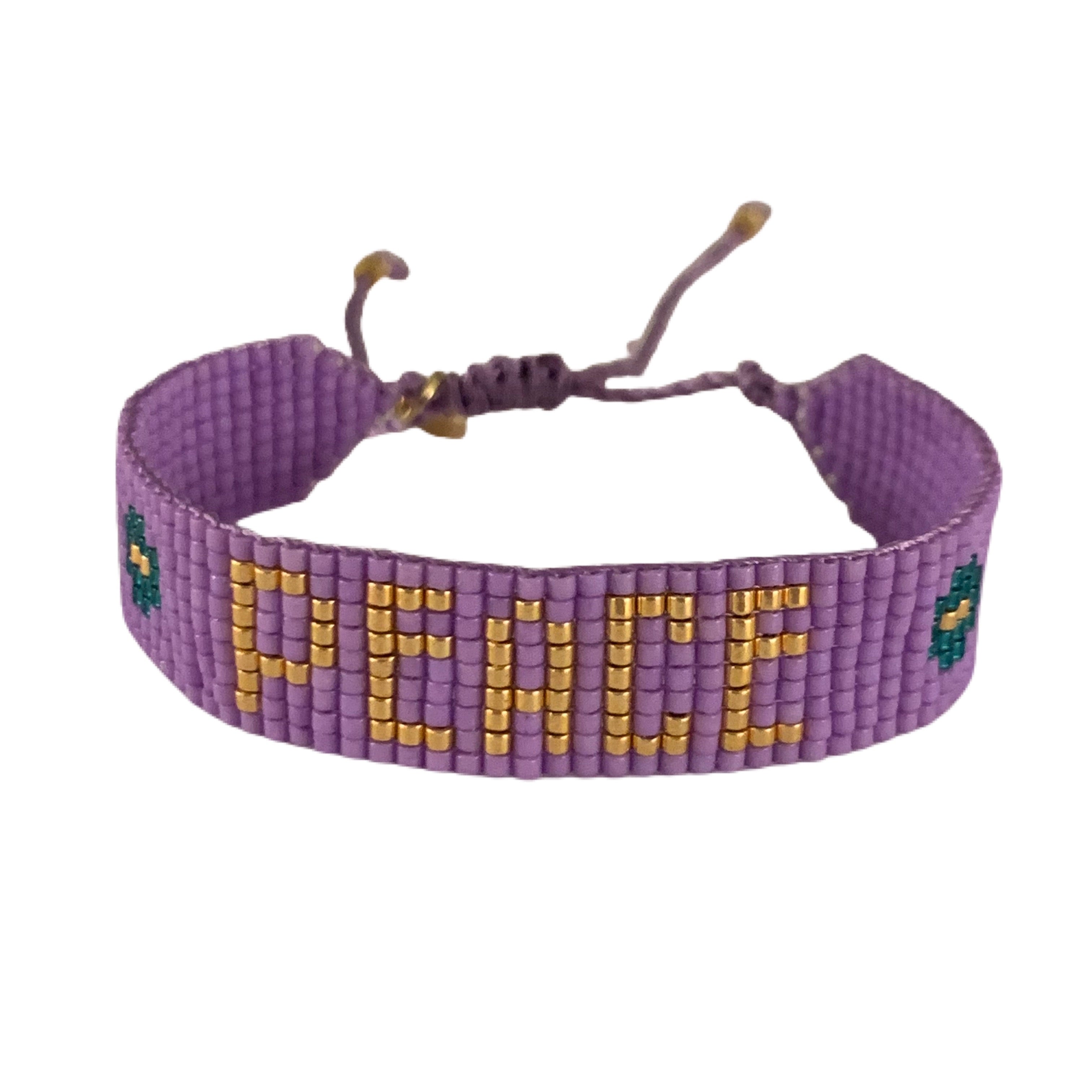 Caryn Lawn Friendship Bracelet Peace