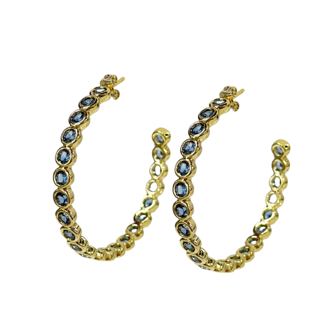 Caryn Lawn Holly Hoop Blue