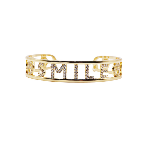 Caryn Lawn Smile CZ Cuff