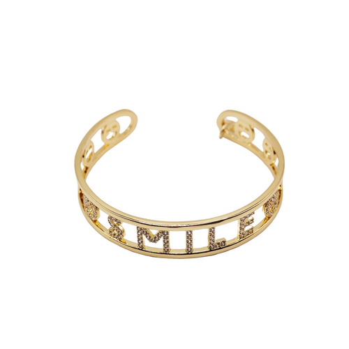 Caryn Lawn Smile CZ Cuff