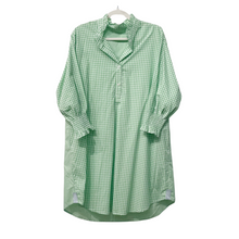 Load image into Gallery viewer, Caryn Lawn Kimberly Dress Opposite Gingham Green