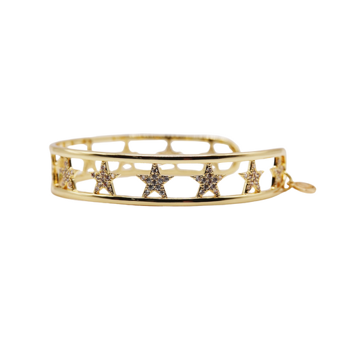 Caryn Lawn Star CZ Cuff