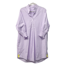 Load image into Gallery viewer, Caryn Lawn Kimberly Dress Opposite Gingham Lavender