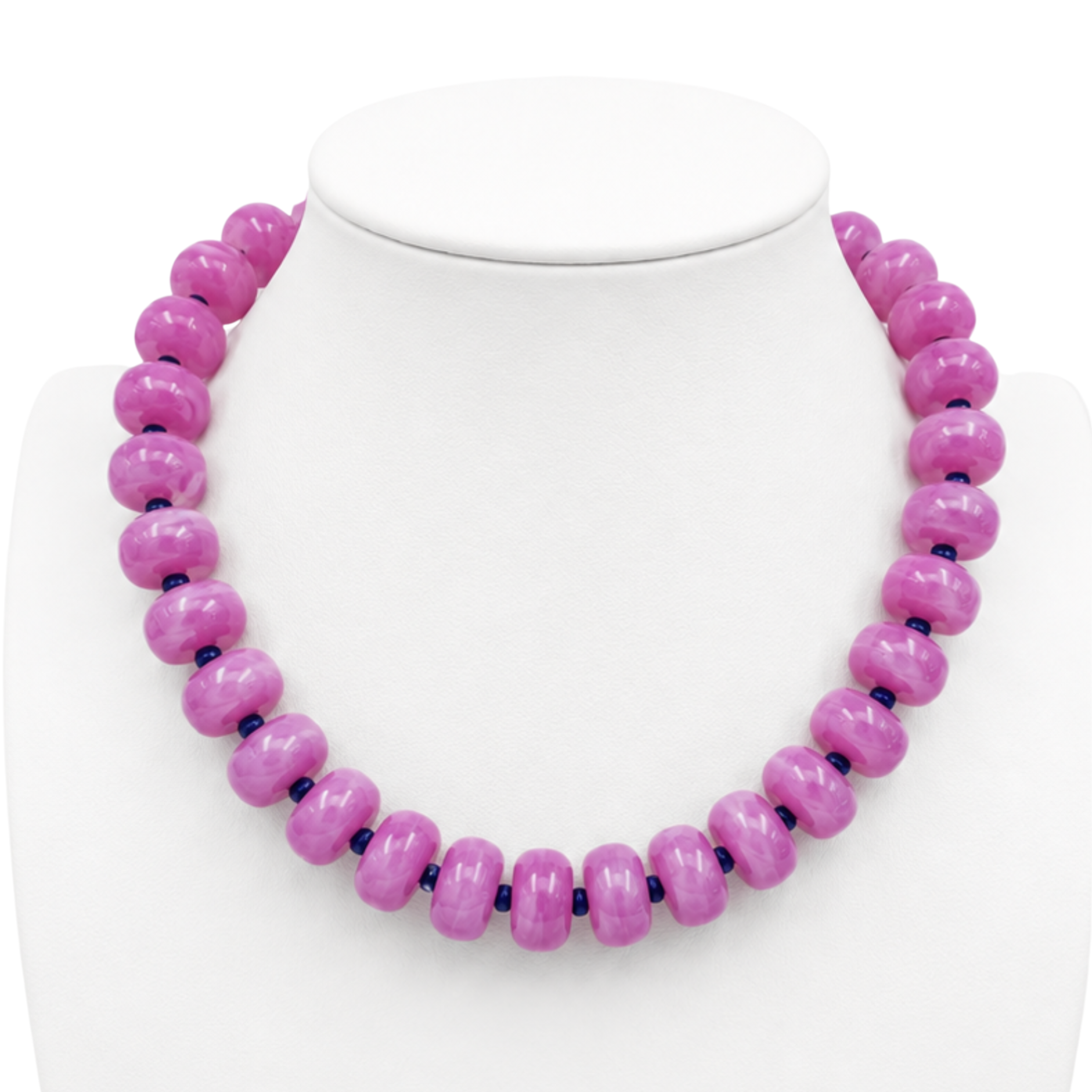 Carmel Necklace Lavender/Royal