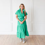 Caryn Lawn Gayle Dress Green