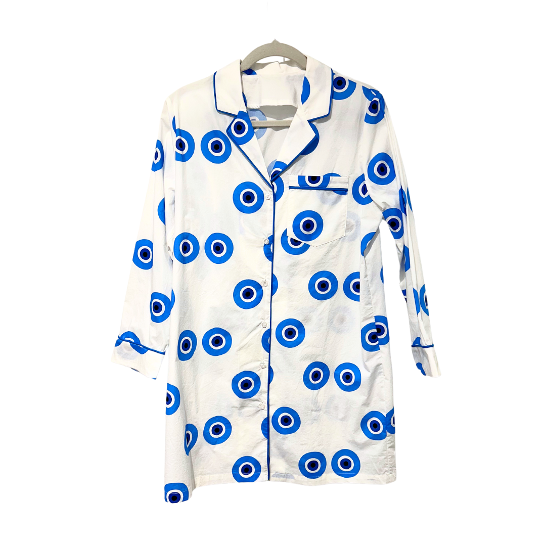 Caryn Lawn Evil Eye Sleep Shirt