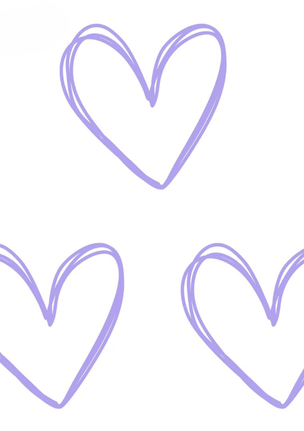 Caryn Lawn Lavender Heart PJ Set