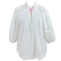 Caryn Lawn Camille Top White
