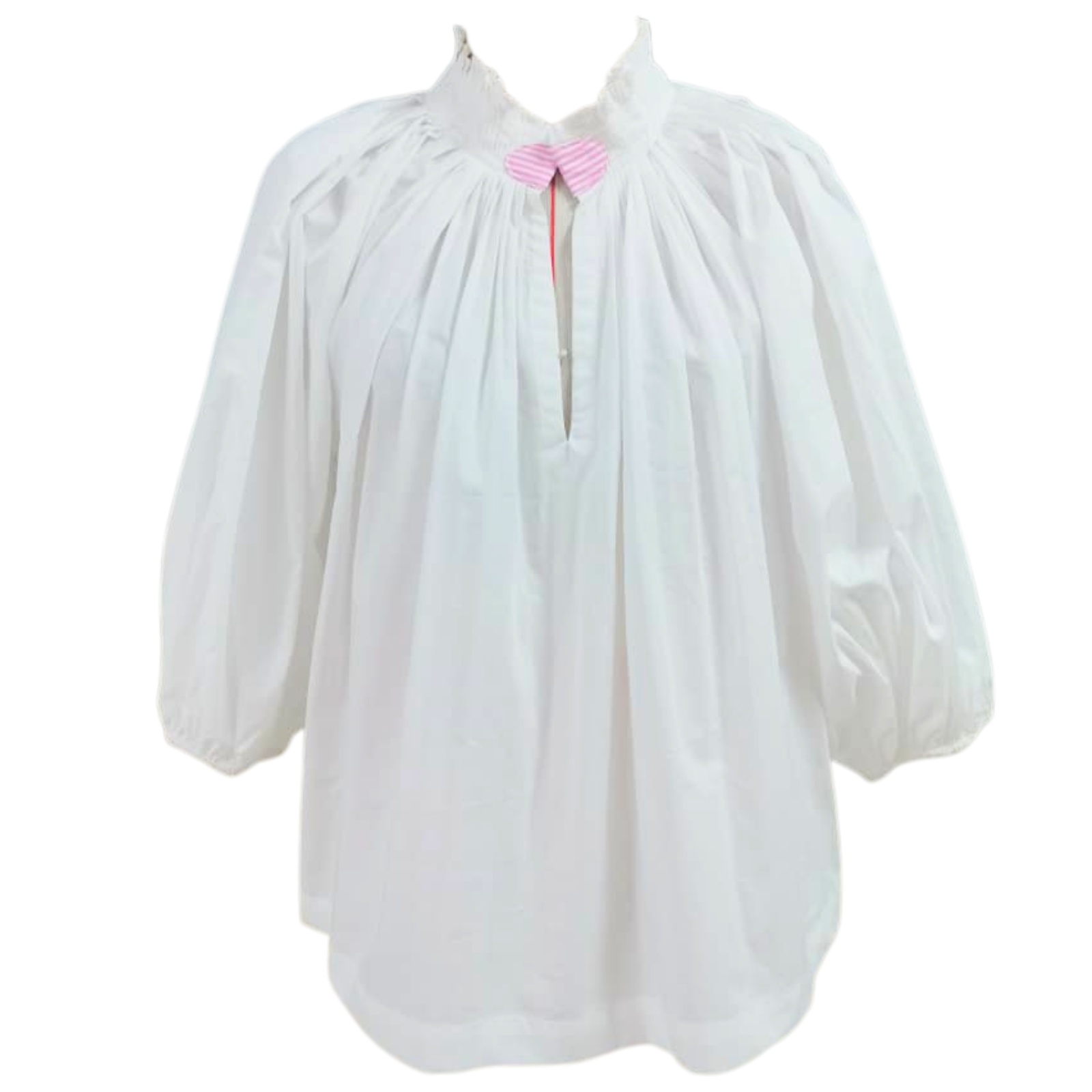 Caryn Lawn Camille Top White