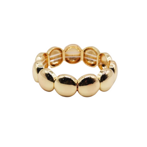 Caryn Lawn Bubble Bracelet - Gold 20mm