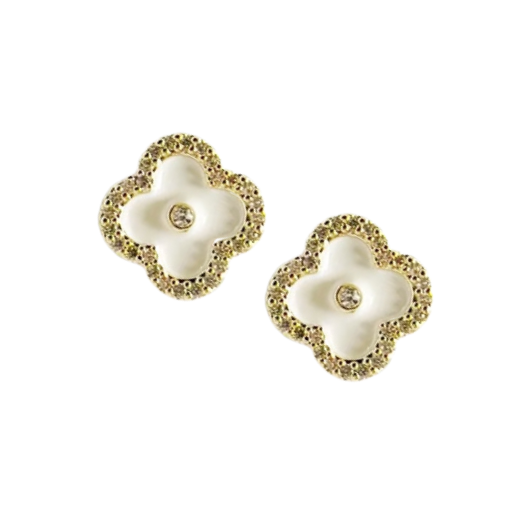 Caryn Lawn Chloe Stud White